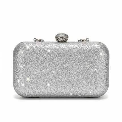 moventira Women's Glitter Evening Clutch Sparkling Party Handbag Purse